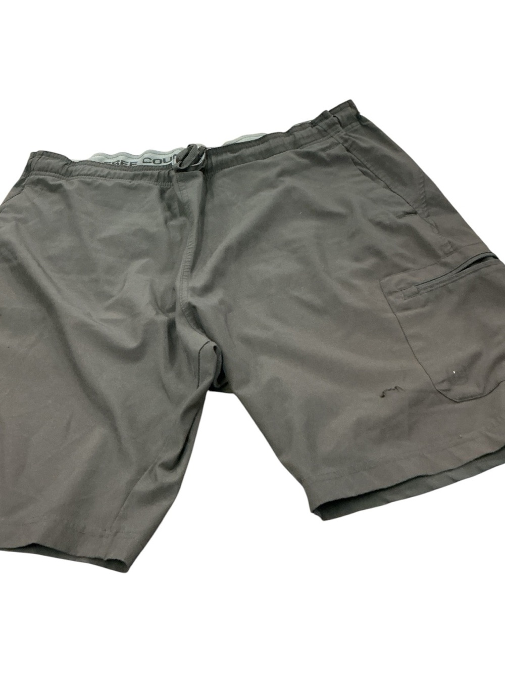 Free Country Men's Gray Hybrid Shorts with Utility Pocket